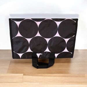 Stylish Black and Pink Women's Cosmetic Bag